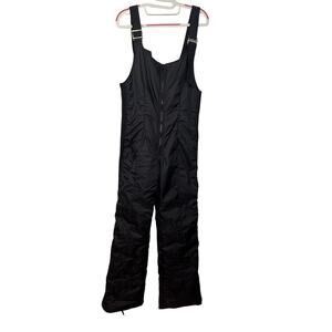 Black Women's snow pants bib
